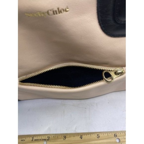 See By Chloe Iris Small Handbag Bliss And Black Leather Cross Body Bag - Picture 5 of 9